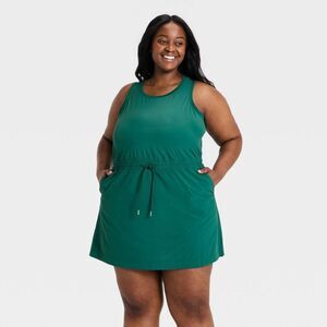 Women's Active Light Travel Dress - All In Motion™ Forest Green 2X
